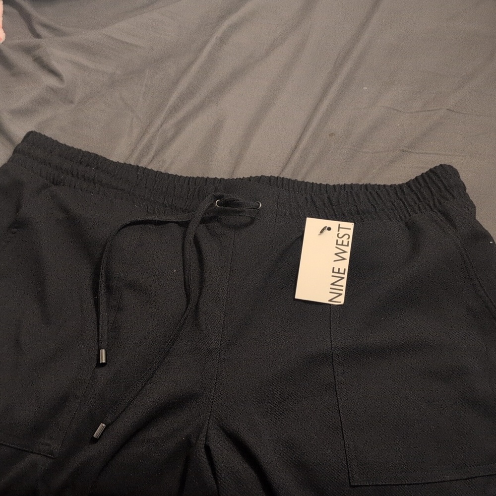Nine West Black Jogger Pants